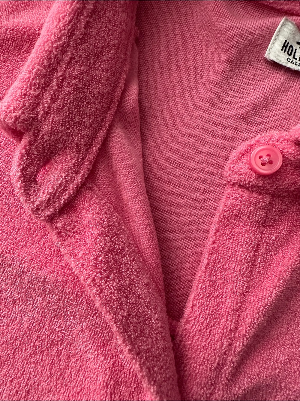 Hollister Bright Pink Terry Two-Piece Loungewear Set - Picture 3 of 13
